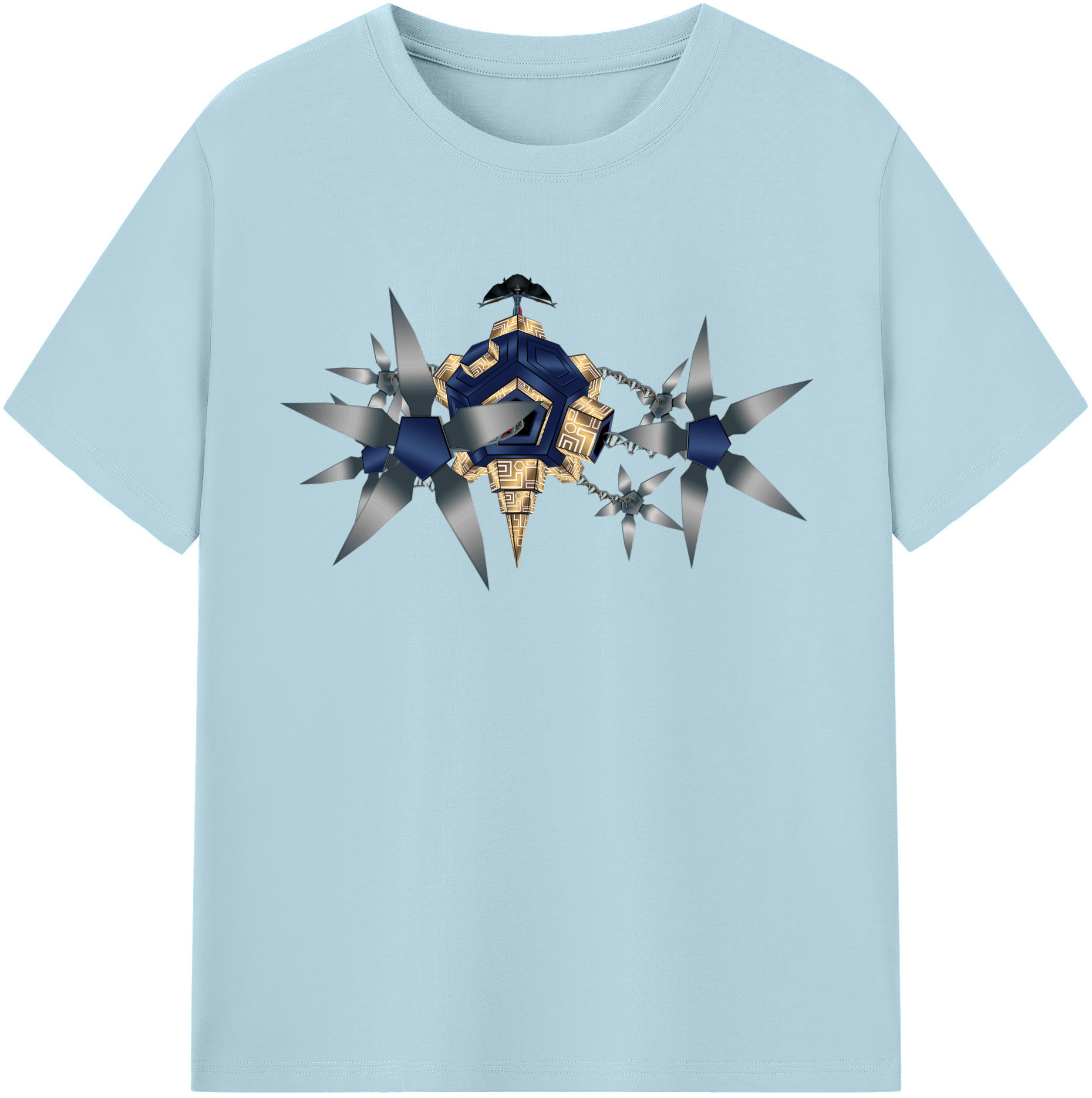 （画像用） Digimon デジタルモンスター/デジモン 綿100％半袖Tシャツ（フロントプリント）